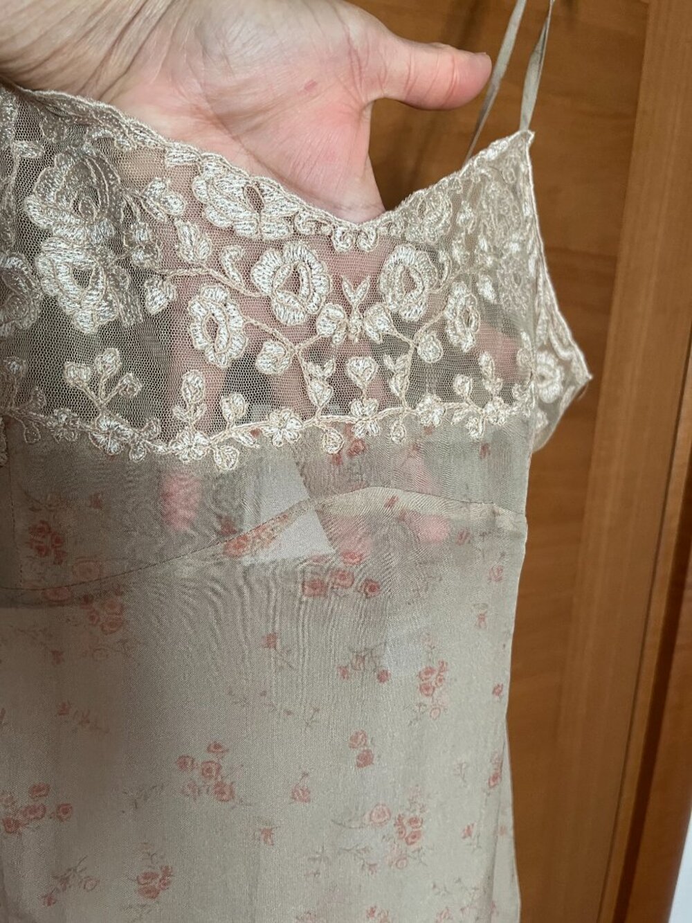 Zara Embroidered Printed Organza Top Size Small NWT - Picture 5 of 6